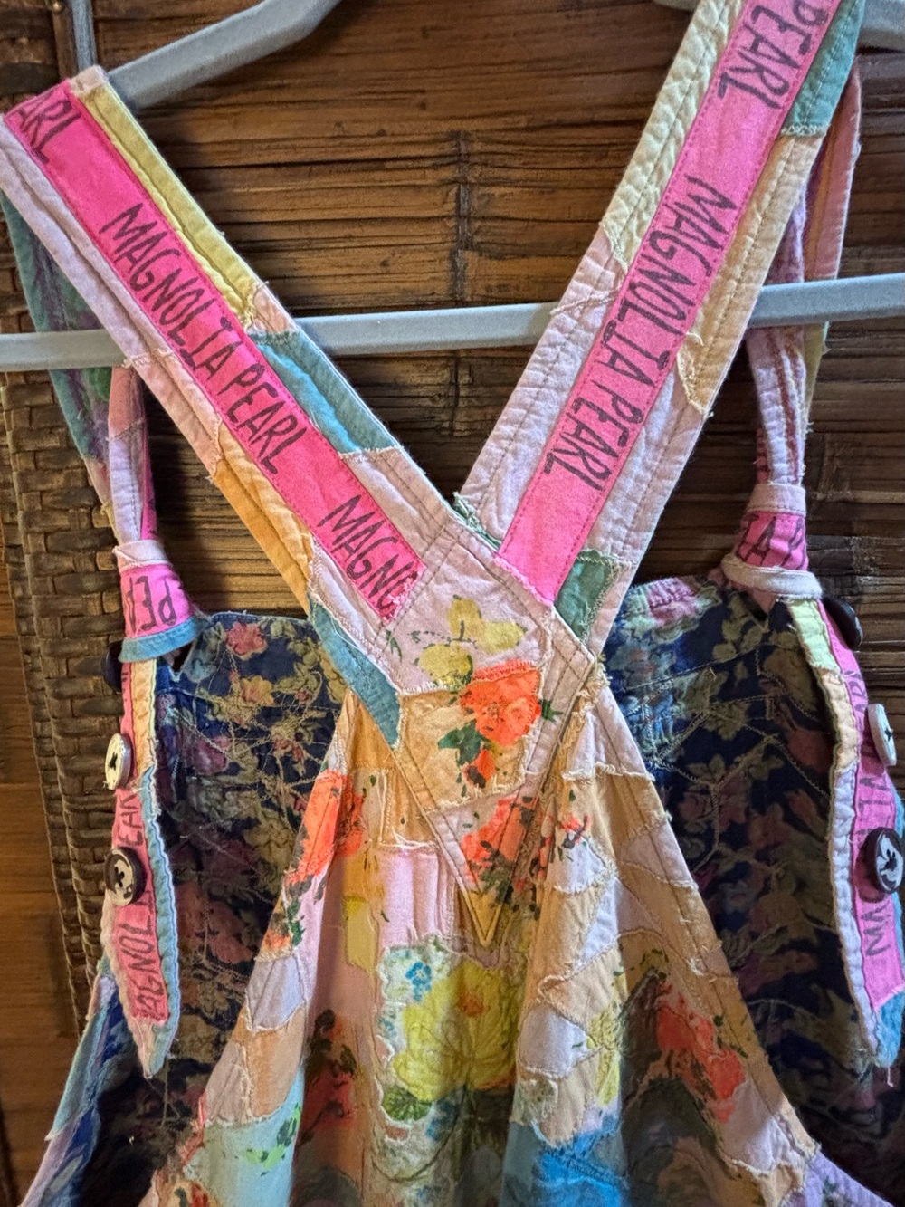 Magnolia Pearl Graphic Love Overalls - Picture 10 of 14